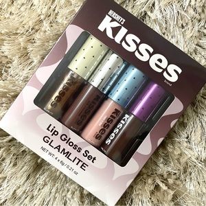 HERSHEY'S KISSES X GLAMLITE LIP GLOSS SET